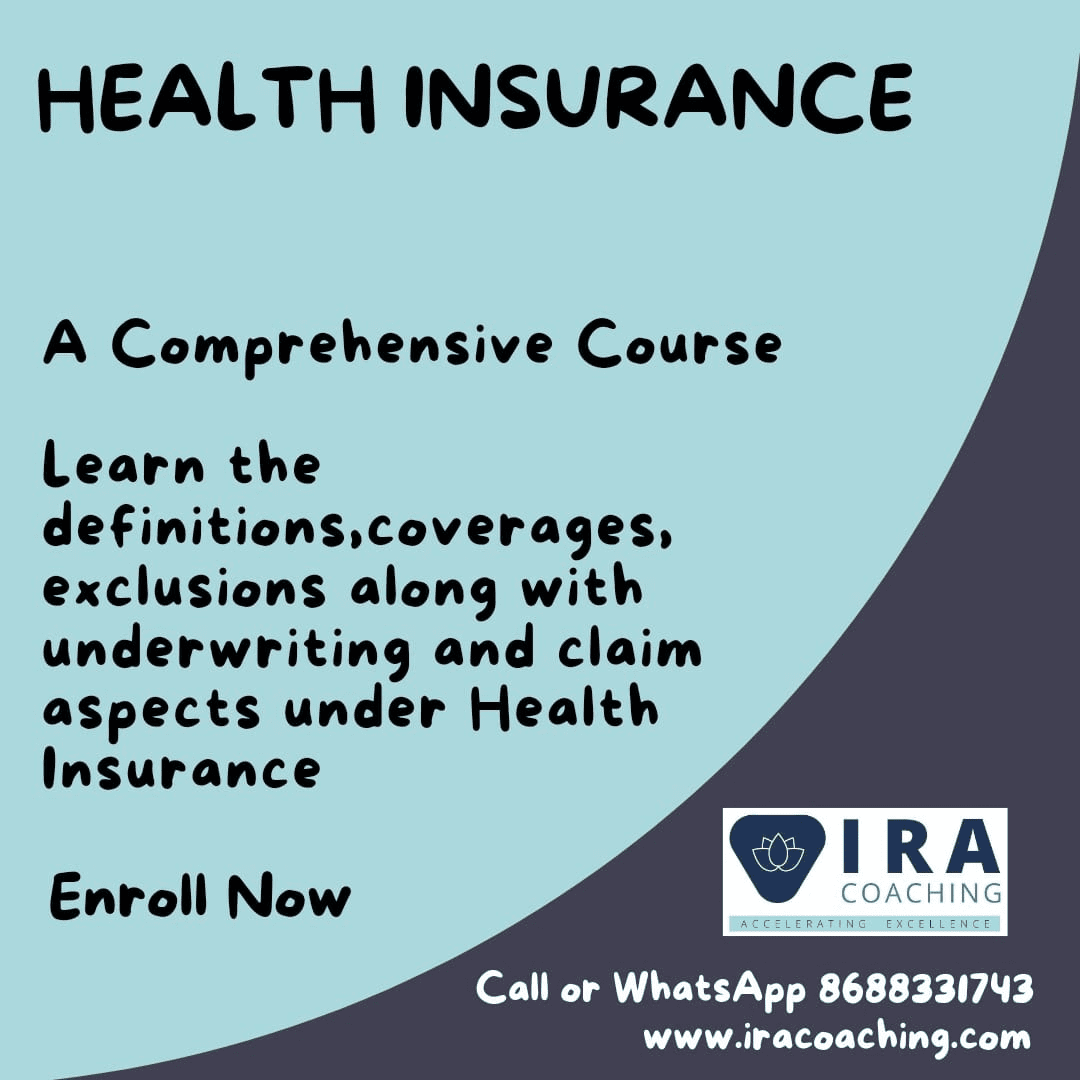 Health Insurance certification course content